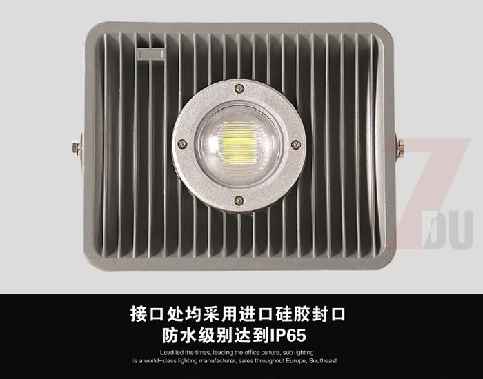 防护等级IP65户外大功率LED投光灯50W